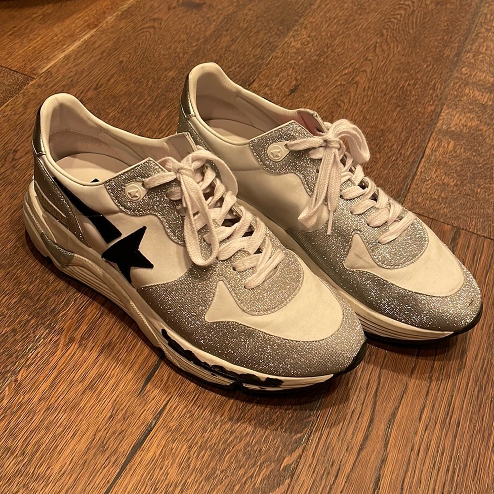 Glitter runner golden goose